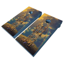 Load image into Gallery viewer, KT Cornhole - LifeCycle laminated Cornhole Vinyl Wraps / Sticker KT Cornhole Wraps and Boards
