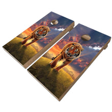 Load image into Gallery viewer, KT Cornhole - Rising Tiger (BEST SELLER) laminated Cornhole Vinyl Wraps / Sticker KT Cornhole Wraps and Boards
