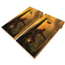 Load image into Gallery viewer, KT Cornhole - Satchsquatch laminated Cornhole Vinyl Wraps / Sticker KT Cornhole Wraps and Boards
