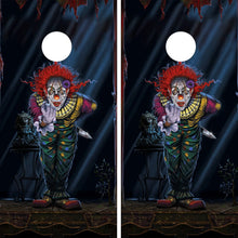 Load image into Gallery viewer, KT Cornhole - Surprise Clown laminated Cornhole Vinyl Wraps / Sticker KT Cornhole Wraps and Boards

