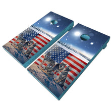 Load image into Gallery viewer, KT Cornhole - The Patriotic Foure laminated Cornhole Vinyl Wraps / Sticker KT Cornhole Wraps and Boards
