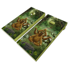 Load image into Gallery viewer, KT Cornhole - Zen Sloth laminated Cornhole Vinyl Wraps / Sticker KT Cornhole Wraps and Boards
