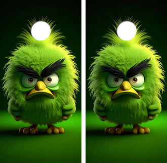 Unhappy Bird Cornhole Wood Board Skin Wrap Ripper Graphics