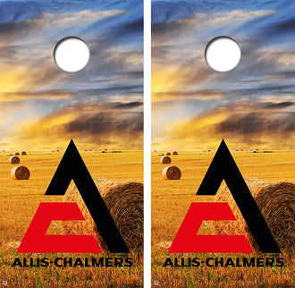 Allis Chalmers Field Cornhole Board Wraps FREE LAMINATE Ripper Graphics