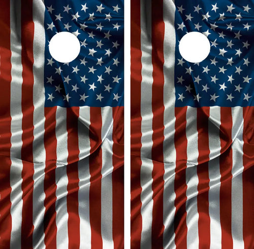 American Flag USACornhole Wrap FREE LAMINATE Ripper Graphics