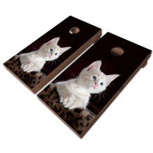 Load image into Gallery viewer, &quot;Baby Kitten Cornhole Game Boards Decals Wraps Cornhole Board Wraps and Decals Cornhole Skins Stickers Laminated Cornhole Wraps KT Cornhole &quot;
