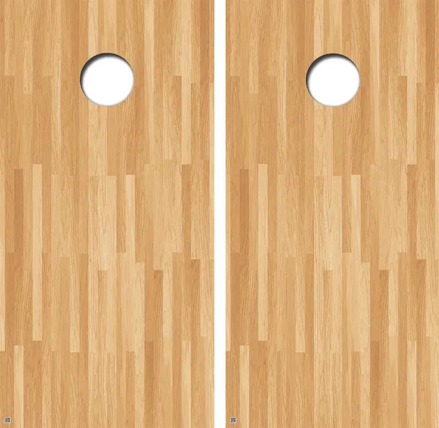Basketball Court Wood Cornhole Board Skin Wraps FREE LAMINATE Ripper Graphics