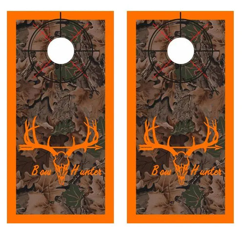 Bow Hunter Camo Cornhole Wood Board Skin Wr Ripper Graphics