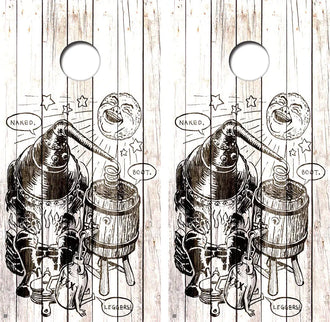 Brewery Cornhole Board Skin Wraps FREE LAMINATE Ripper Graphics