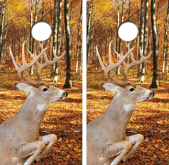 Buck Cornhole Wood Board Skin Wraps FREE LAMINATE Ripper Graphics