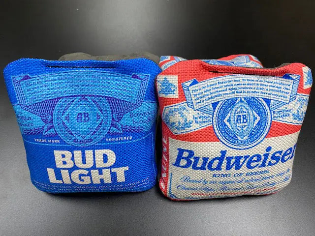 Bud/Bud Light Backyard Cornhole Bags Set of 8 Ripper Graphics