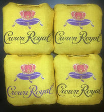 Load image into Gallery viewer, &quot;Crown Royal Yellow Backyard Cornhole Bags Set of 4 Ripper Graphics &quot;
