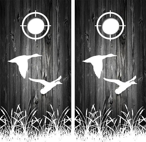 Duck Hunting Cornhole Wood Board Skin Wraps FREE LAMINATE Ripper Graphics