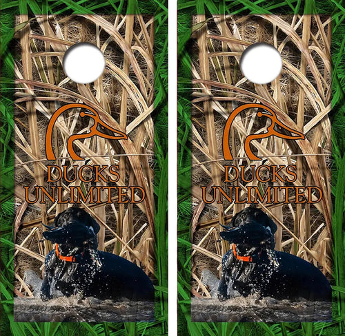 Duck Hunting Cornhole Wrap Decal with Free Laminate Included Ripper Graphics
