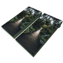 Load image into Gallery viewer, &quot;Forest Path Cornhole Vinyl Wraps &amp; Cornhole Boards (2 Pack) SG5001 KT Cornhole &quot;
