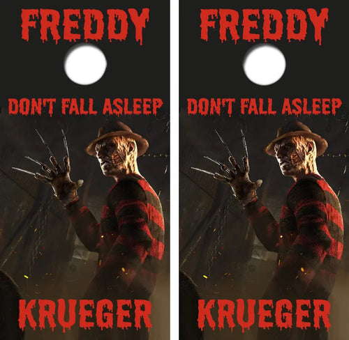 Freddy Krueger Cornhole Wrap Decal with Free Laminate Included Ripper Graphics