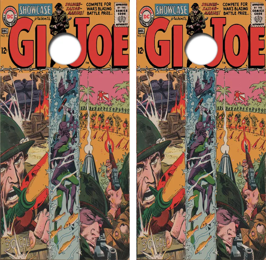 G.I. Joe Comic Book Cover Cornhole Wrap Decal with Free Laminate Included Ripper Graphics