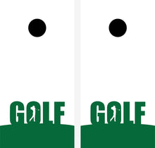 Load image into Gallery viewer, &quot;Golf Cornhole Game Boards Decals Wraps Cornhole Board Wraps and Decals Cornhole Skins Stickers Laminated Cornhole Wraps KT Cornhole &quot;
