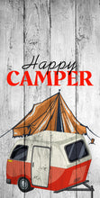 Load image into Gallery viewer, Happy Camper Cornhole Vinyl Wraps &amp; Cornhole Boards (2 Pack) FH2227B KT Cornhole
