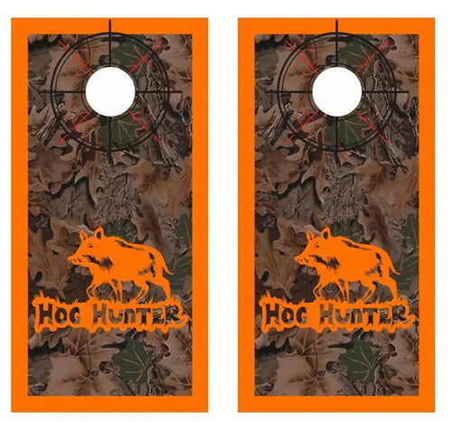 Hog Hunter Real Tree Camo Cornhole Wood Board Skin Wr Ripper Graphics