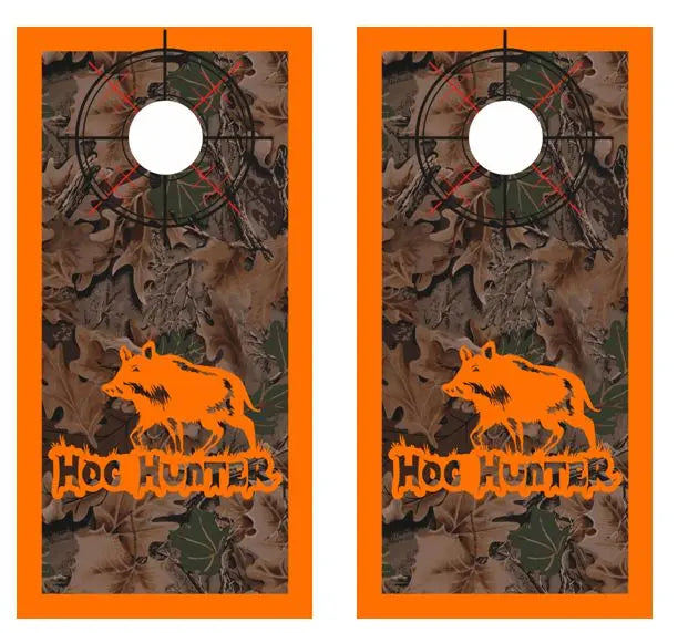 Hog Hunter Real Tree Camo Cornhole Wood Board Skin Wr Ripper Graphics