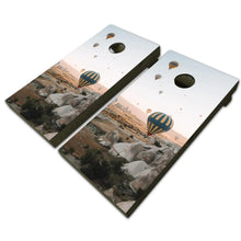 Load image into Gallery viewer, &quot;Hot Air Balloon Cornhole Game Boards Decals Wraps Cornhole Board Wraps and Decals Cornhole Skins Stickers Laminated Cornhole Wraps KT Cornhole &quot;
