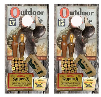 Hunting Themed Cornhole Wrap Decal with Free Laminate Included Ripper Graphics