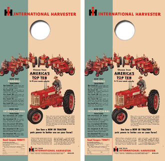 International Harvester Top 10 Cornhole Wrap Decal with Free Laminate Included Ripper Graphics