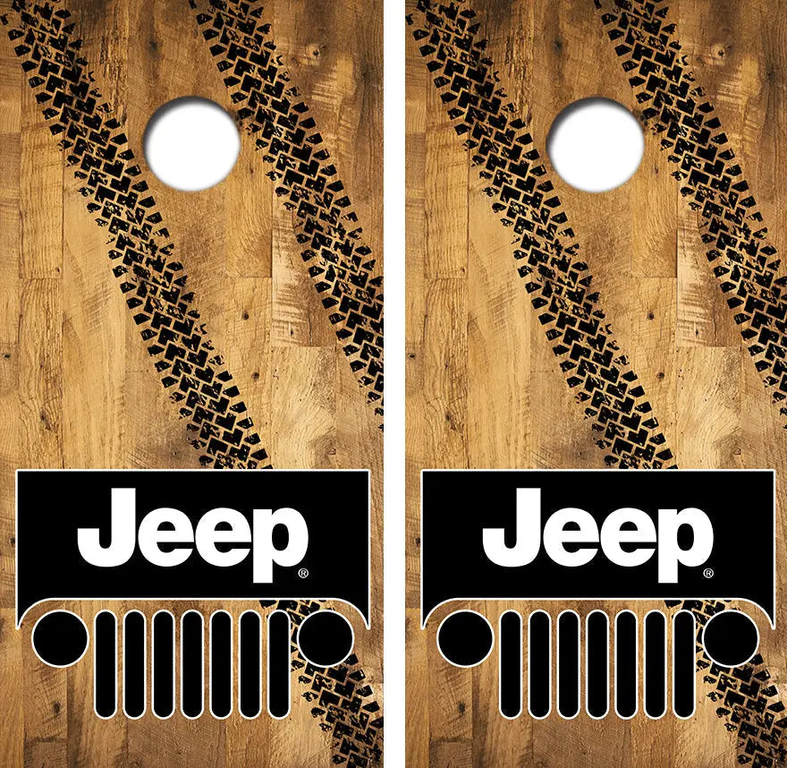 Jeep Cornhole Wrap Decal with Free Laminate Included Ripper Graphics