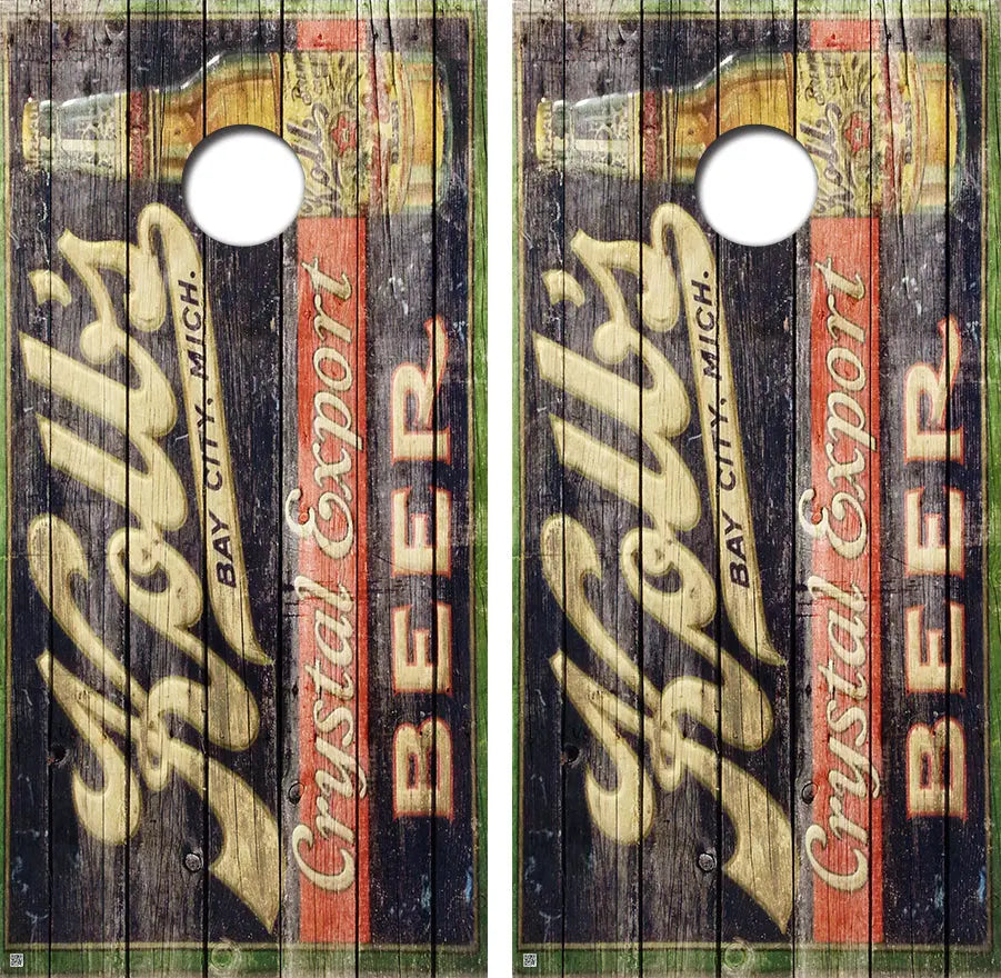 Kolls Beer Conhole Board Skin Wraps FREE LAMINATE Ripper Graphics