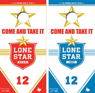 Lone Star Lone Star Light Beer Cornhole Wrap Decal with Free Laminate Included Ripper Graphics