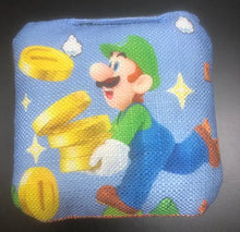 Load image into Gallery viewer, &quot;Mario Bros - Luigi Backyard Cornhole Bags Set of 4 Ripper Graphics &quot;
