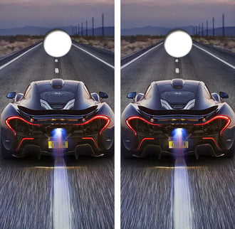 Mclaren Sports Car Cornhole Wrap Decal with Free Laminate Included Ripper Graphics