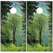 Load image into Gallery viewer, &quot;Nature Tree Cornhole Vinyl Wraps &amp; Cornhole Boards (2 Pack) SG5002 KT Cornhole &quot;
