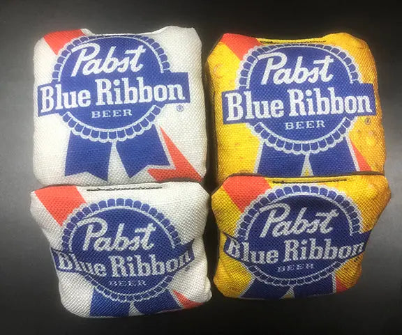 Pabst Blue Ribbon Backyard Cornhole Bags Set of 8 Ripper Graphics