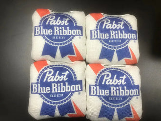 Pabst Blue Ribbon Backyard Cornhole Bags Set of 8 Ripper Graphics