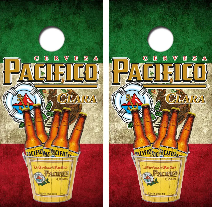 Pacifico On Ice Cornhole Wrap Decal with Free Laminate Included Ripper Graphics