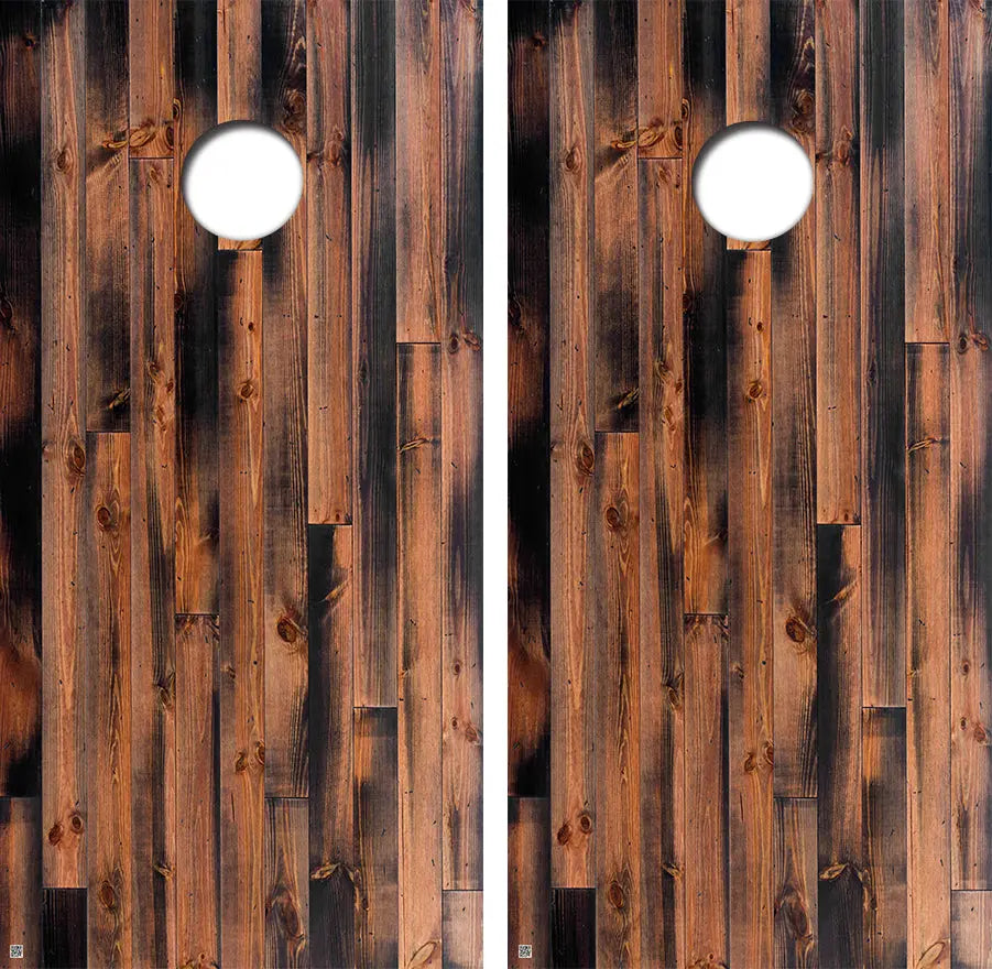 Polished Wood Cornhole Board Skin Wraps FREE LAMINATE Ripper Graphics