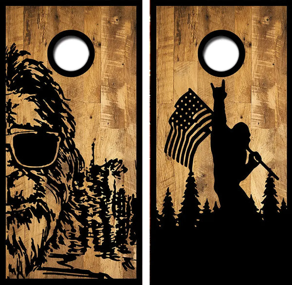 Bigfoot Sasquatch Flag - 3x5 Feet Funny Banner For Dorm, Man Cave, Or Party Decor - View #9