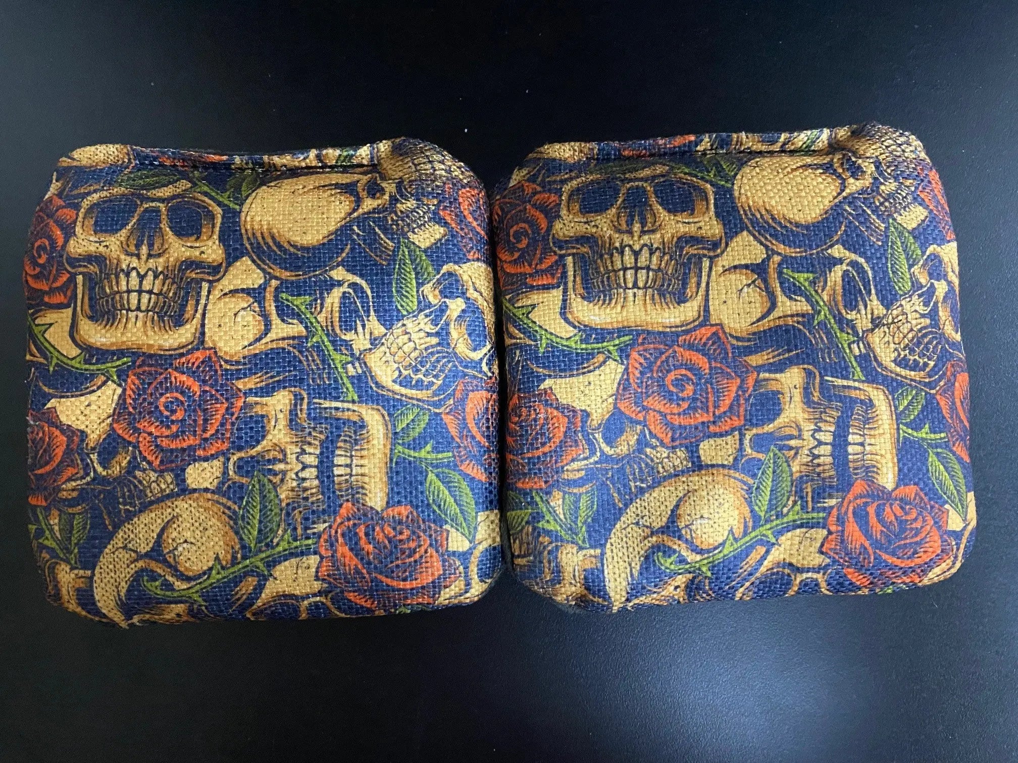 Skull & Roses Backyard Cornhole Bags Set of 4 Ripper Graphics