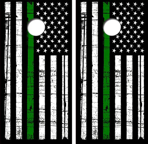 Support Federal Law Enforement Agents Cornhole Wood Board Skin Wrap Ripper Graphics