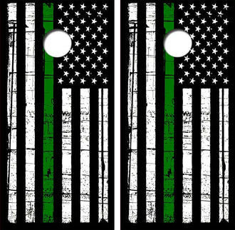 Support Federal Law Enforement Agents Cornhole Wood Board Skin Wrap Ripper Graphics