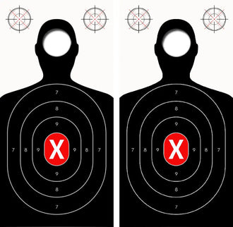 Target Practice Silhouette Cornhole Wrap Decal with Free Laminate Included Ripper Graphics