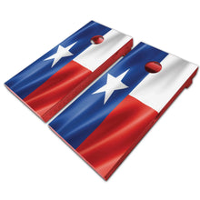 Load image into Gallery viewer, &quot;Texas State Flag Cornhole Game Boards Decals Wraps Cornhole Board Wraps and Decals Cornhole Skins Stickers Laminated Cornhole Wraps KT Cornhole &quot;
