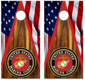 U.S. Marine Corps Cornhole Wood Board Skin Wrap Ripper Graphics