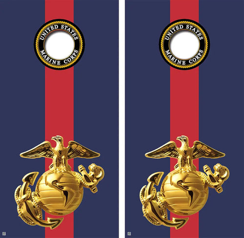 United States Marine Corps Cornhole Board Wraps FREE LAMINATE Ripper Graphics