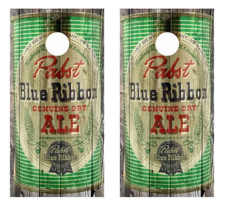 Vintage Pabst Blue Ribbon Ale -  Beer Can Barnwood Cornhole Wood B Ripper Graphics