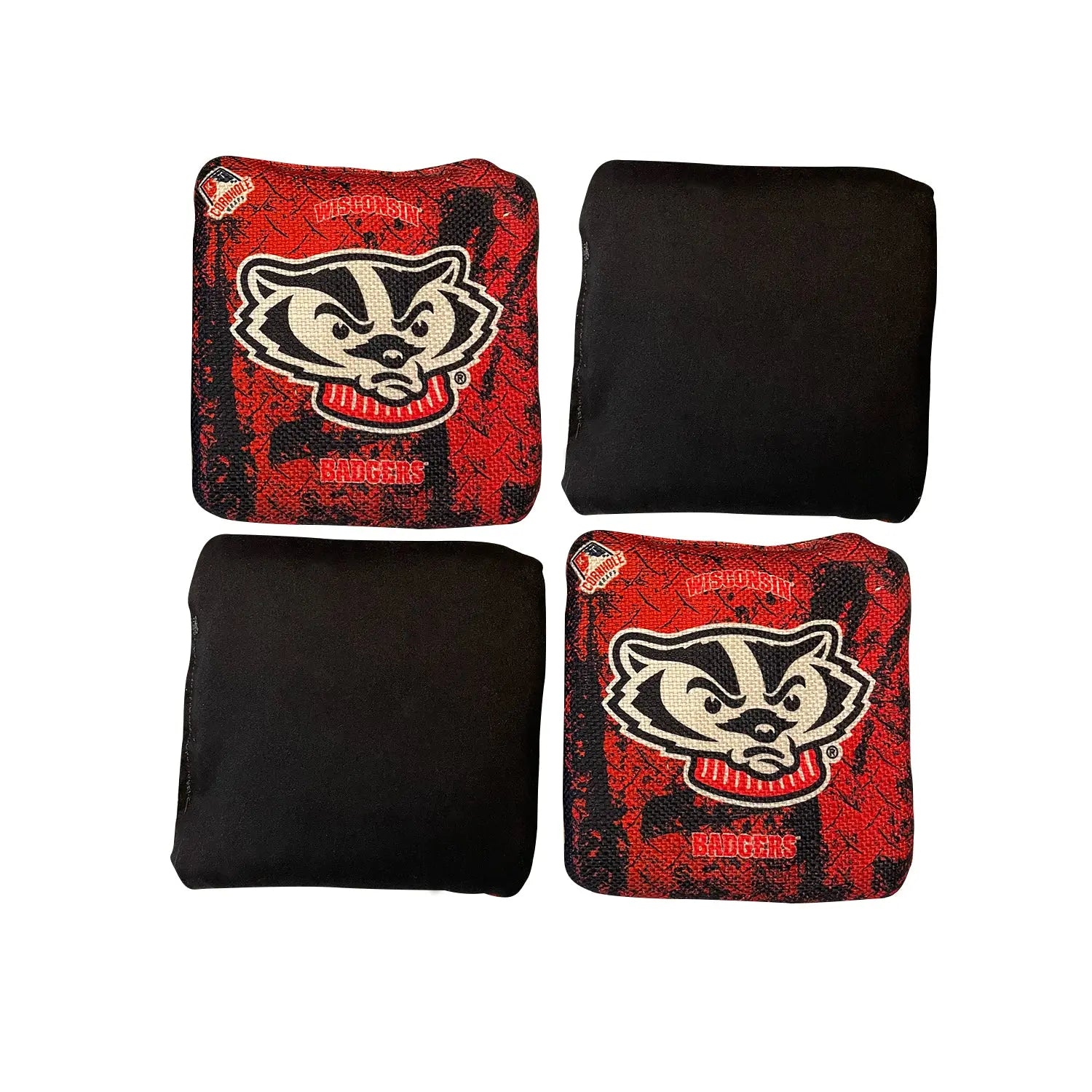 thumbnail image 2 of Wisconsin Badgers Version 2 Cornhole Wraps - Set Of 2 - Custom 2 of 11