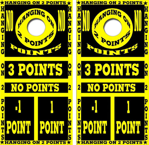 cornhole Scoring Game Cornhole Wrap Decal with Free Laminate Included Ripper Graphics